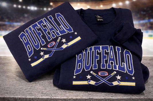 Buffalo Hockey Crewneck Sweatshirt