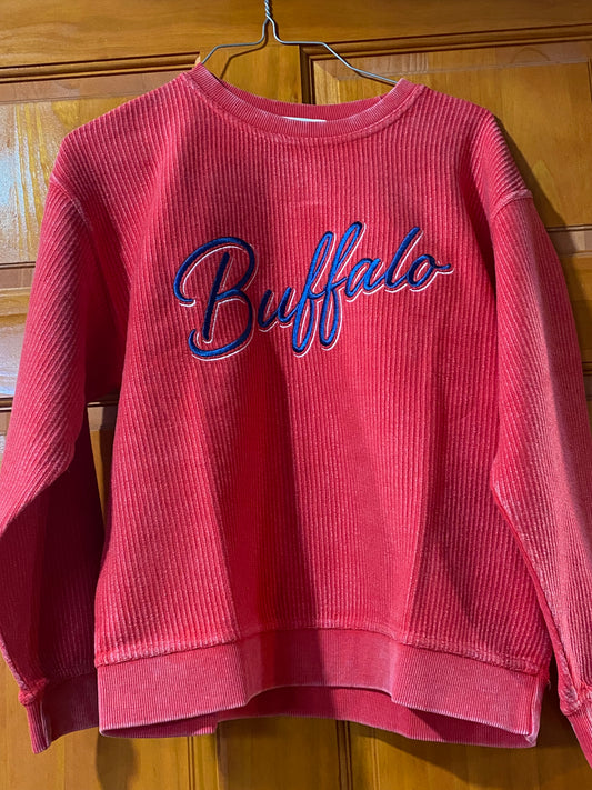 Buffalo Oversized Corded Crewneck